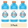 (3 pack) Gatorade Zero Sugar Thirst Quencher Cool Blue Sports Drink, 28 fl oz, 1 Count Bottle