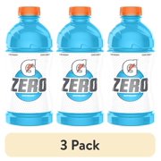 (3 pack) Gatorade Zero Sugar Thirst Quencher Cool Blue Sports Drink, 28 fl oz, 1 Count Bottle