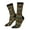 3 Black, variant on Teal Leopard Crew Socks for Men & Women, Breathable Casual Athletic Ankle Socks