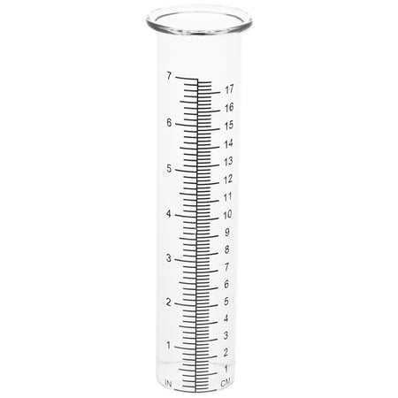 

2 Pcs Professional Rain Gauge Tube Practical Glass Rain Measuring Cylinder