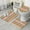 Pioneer Flower Floral, variant on Pioneer Flower Floral Print Pattern Bathroom Rugs Sets 3 Piece,Toilet Cover Set,Absorbent Non Slip Bathroom Mats Sets with U-Shaped Contour Rug Toilet Rug Set