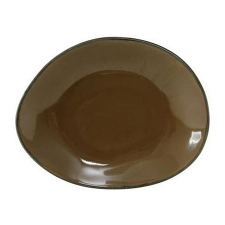 

Vitrified China Ellipse Plate Sagebrush - 8.38 x 6.87 x 1.5 in. - 1 Dozen