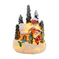 thumbnail image 1 of Adorno de escritorio Macarena casa luminosa navideña figura de Papá Noel miniatura, 1 of 8