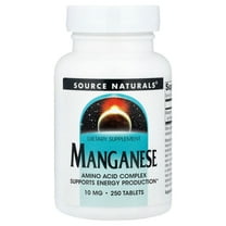 Source Naturals Source Naturals  Manganese, 250 ea