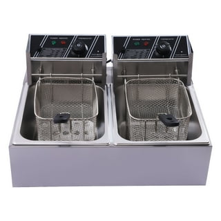 14 Gallon Commercial Countertop Four Deep Fryer FY6