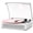 White, variant on Vinyl Records Player Bluetooth with Bulit-in Speaker Vintage Record Player with USB Recording EQ Mode Support Belt-Driven 3-Speed Turntable AUX-in RCA Out, White