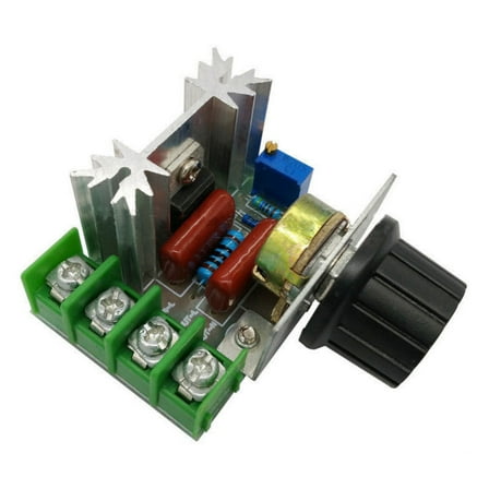 2000W Voltage Regulator for Electric Appliances AC 50-220V, Convenient Knob Control for Dimming