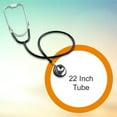 thumbnail image 6 of McKesson Stethoscope, Double-Sided Chestpiece - 22 in Tube, Black, 1 Ct, 6 of 10