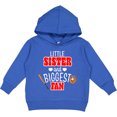 thumbnail image 2 of Inktastic Little Sister and Biggest Fan Baseball Glove and Bat Toddler Hoodie, 2 of 4