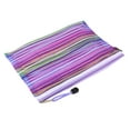 thumbnail image 1 of Office   Nylon Mesh Zipper Closure Stripe A5 Paper Holder Document File Bag, 1 of 5