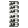 thumbnail image 2 of Paquete de 24 mosquetones Advancent con anillo en D para llavero Plata, 2 of 6