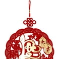 thumbnail image 3 of Letrero de puerta para el Festival de Primavera, decoración colgante de Año Nuevo con personajes de bendición, colgante de borla para ventana de Feliz Año Nuevo, estilo C, 1 pieza, 3 of 7