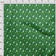 thumbnail image 3 of oneOone Cotton Poplin Green Fabric Merry Christmas Fabric For Sewing Printed Craft Fabric By The Yard 56 Inch Wide-2GH, 3 of 4