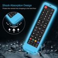 thumbnail image 5 of Funda de silicona (azul brillante) para Samsung Tv Remote Control Bn59 Series, funda protectora antideslizante a prueba de golpes para Samsung Tv Remot Rojo Verde Cocina, Decoración y Otros, 5 of 5