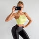 thumbnail image 1 of Ropa interior deportiva de secado rápido, de gran tamaño, a prueba de golpes, para mujer, de una pieza, transpirable, sujetador de fitness, chaleco de yoga sin costuras con cuello halter, 1 of 5