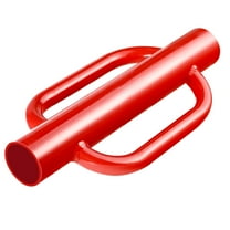 SKYSHALO Handheld Post Driver, 4.11 in Diameter for T Posts, 22LB Durable Carbon Steel Rammer, Ideal for U Channel, Signage, and Wood Posts, Farm Fencing Tool, Red