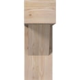 thumbnail image 2 of Ekena Millwork 7 1/2"W x 20"D x 20"H Traditional Block Smooth Bracket w/ Offset Brace, Douglas Fir, 2 of 25