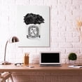 thumbnail image 2 of Stupell Industries Fashion Designer Rose Flower Glass Black Watercolor Canvas Wall Art by Amanda Greenwood, 2 of 6