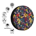 thumbnail image 4 of Pofeuu Rock Music Print Spare Tire Wheel Cover for Car Truck SUV Camper Universal Fit Spare Tire Cover RV Spare Tire Covers-17 inch, 4 of 6