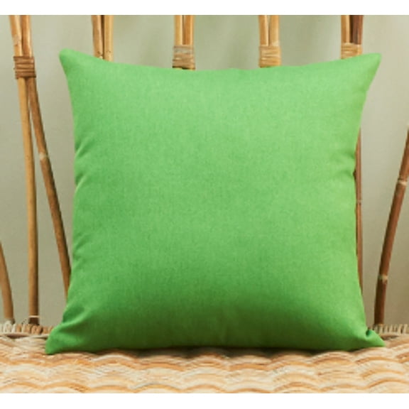 [IN2XP4-1 Green] Solid Color Outdoor Waterproof Pillow (With or Without Inserts)