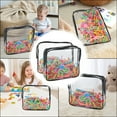 thumbnail image 3 of NUAHRHY Large Toy Storage Bags Waterproof Toy Organizer Bags with Zipper Space-Saving Toy Bags Clear Toy Organizer Bags for Children, 3 of 7