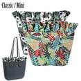 thumbnail image 2 of New Composite Twill Cloth Waterproof Frill Pleat Inner Lining Insert Zipper Pocket for Classic Mini Obag Pocket for O Bag mini 7, 2 of 6