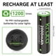 thumbnail image 4 of Batería Kruta AA, 1,2 V, 2000 mAh, NiMH, recargable, paquete de 8, 4 of 9