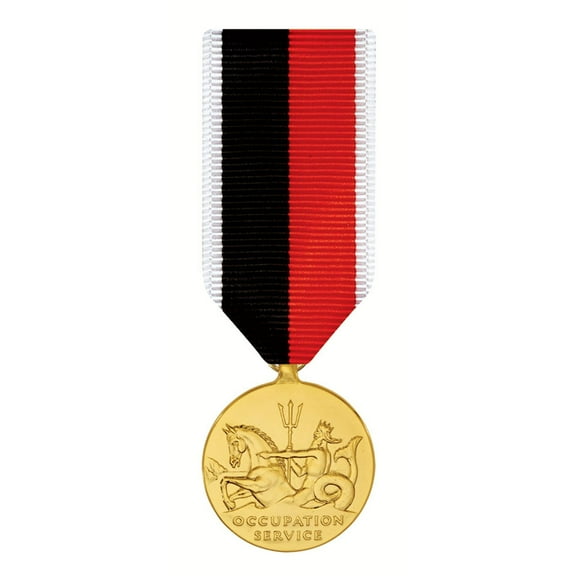 Navy Occupation Medal Miniature Anodized