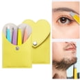 thumbnail image 3 of 1 Set Eyelashes Tweezers Anti-Rust Easy to Carry with Storage Bag Oblique Mouth Design Multifunctional Makeup Accessory Stainless Steel Eyebrows Hair Removal Tweezer for Ladies, 3 of 8