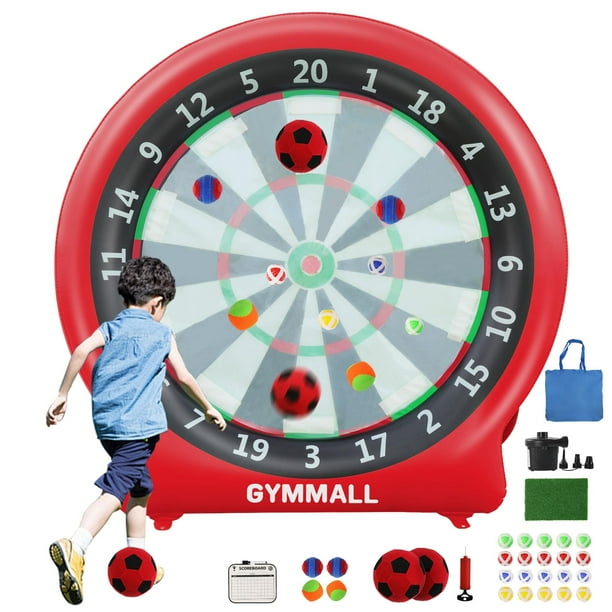 Bomba inflable gigante Dartboard GYMMALL, 183 cm, impermeable