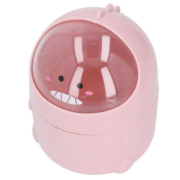 Mini Bote De Basura Con Tapa, Bote De Basura De Mesa, Escritorio, Bebé, Estilo Dinosaurio, Boca Grande, Desmontable, Duradero