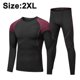 thumbnail image 1 of Ropa interior térmica para hombre, conjunto de parte superior e inferior con forro polar y capa base aislante para clima frío, 1 of 8