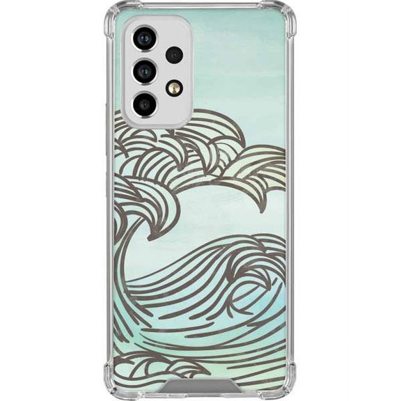 Skinit Illustration Art California Big Wave Galaxy A53 5G Clear Case