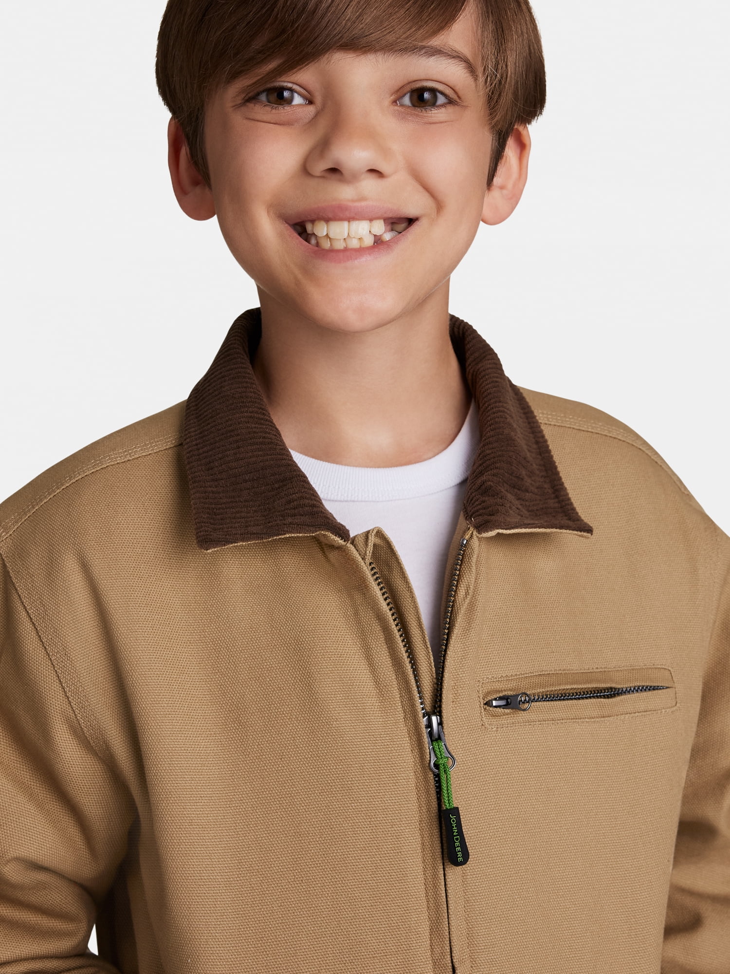 John Deere Boy's Canvas Tractor Jacket, Sizes 4 - 16