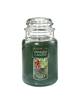 Yankee Candle Balsam & Cedar - 22 oz Original Large Jar Fall Candle
