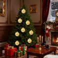 thumbnail image 7 of Ltvvegg Christmas Balls Ornaments, 4.72in Large Christmas Decorations Tree Shatterproof Christmas Ball Ornaments for Wedding Holiday Halloween Party Indoor Outdoor Decor, Gold, 7 of 7
