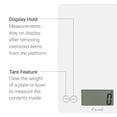 thumbnail image 4 of Escali Arti Digital Food Scale, Multi-Functional Kitchen Appliance, Precise Weight Measuring and Portion Control, Baking and Cooking Made Simple, Tempered Glass, Frost White, 4 of 8