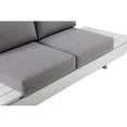 thumbnail image 6 of Pangea Home Yacht 3-piece Modern Aluminum Frame Outdoor Sectional in Gray, 6 of 21