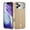 Gold, variant on Case For IPhone 17 Pro Max/17 Pro/17 Air/17, Slim Snake Pattern Leather Case Electroplated Luxury Back Cover Anti-Scratch Protection Shell
