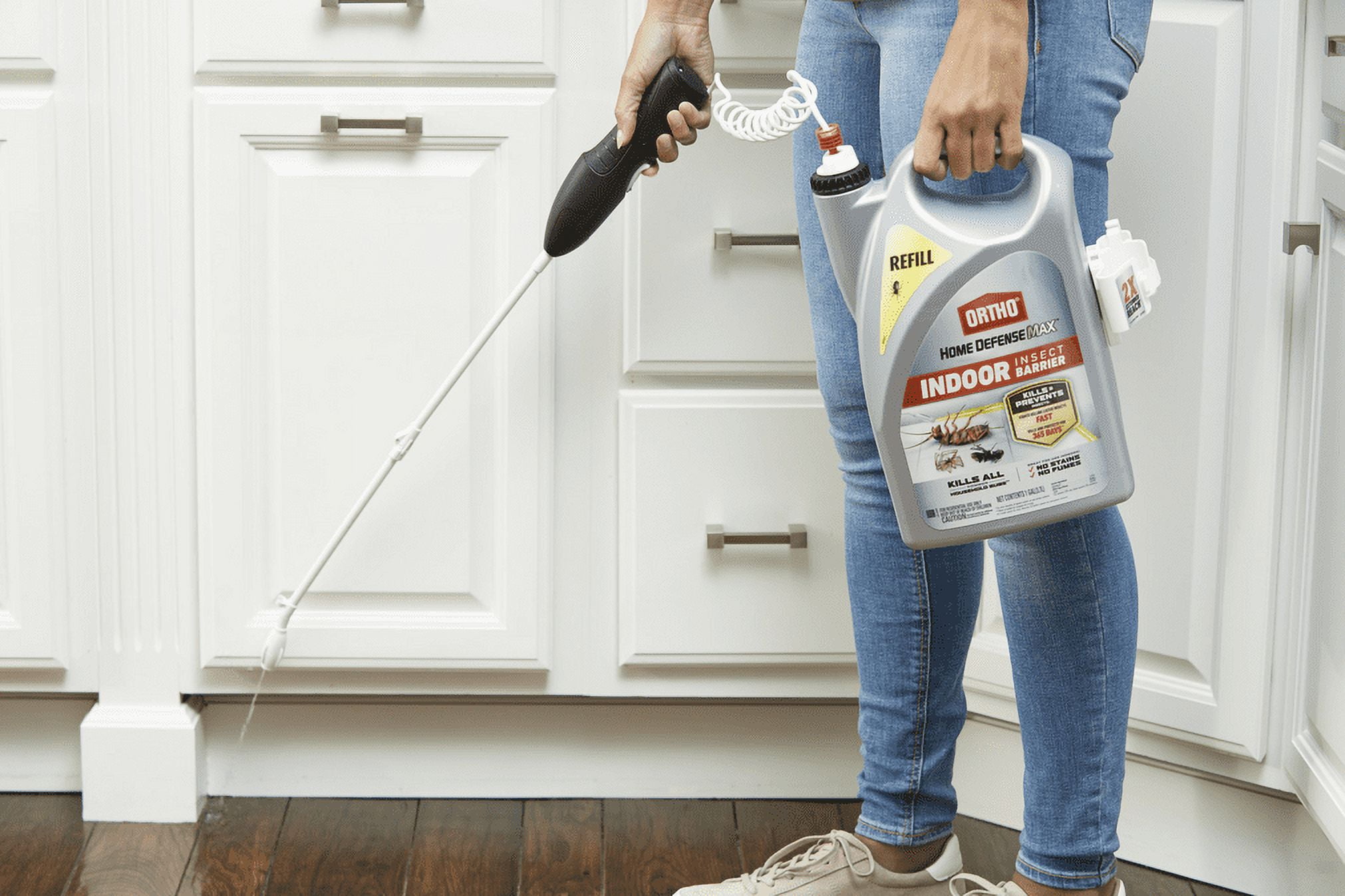 Ortho Home Defense Max Indoor Insect Barrier Refill, Kills Ants and Roaches, 1 gal.