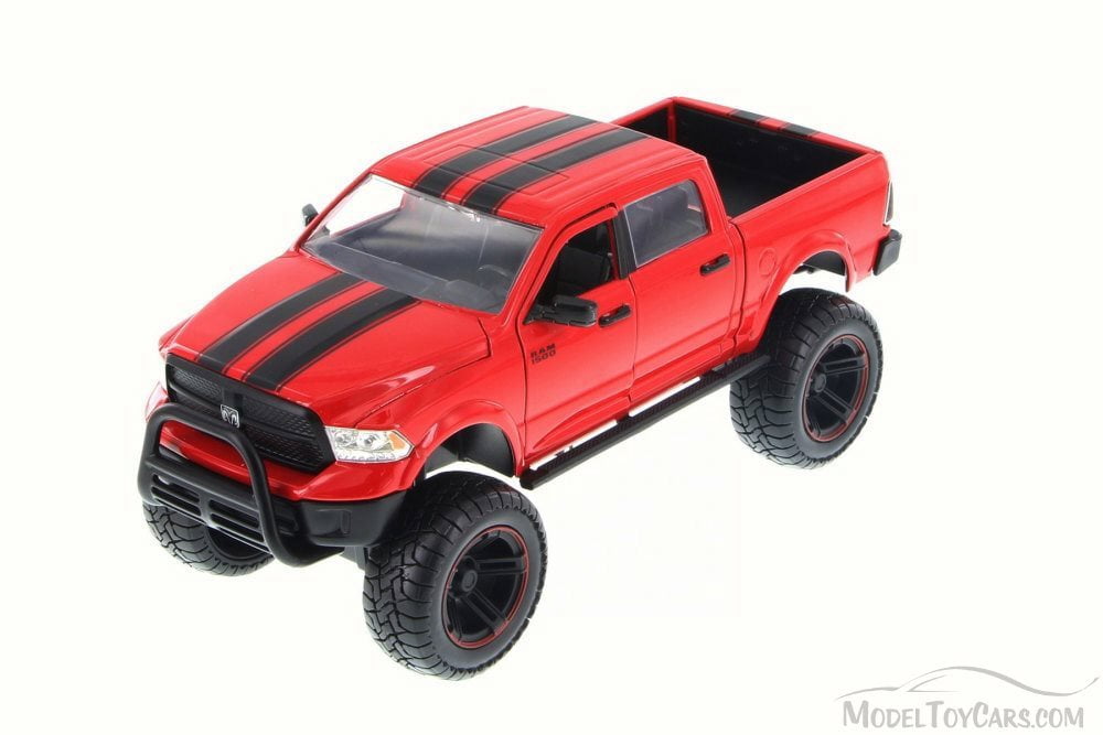 2014 Dodge Ram 1500 Pickup, Red - Jada 97475 - 1/24 Scale Diecast Model Toy Car (Brand New, but