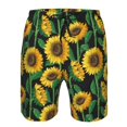 thumbnail image 3 of Fotbe Sunflower 1 Trajes de Baño Estampados para Hombre, Shorts de Verano de Secado Rápido, Ropa de Playa, Bañadores-Medium, 3 of 6