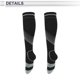 thumbnail image 5 of Calcetines de ciclismo Unique Bargains con absorción de impactos, transpirables, absorción de sudor, calcetines para bicicleta al aire libre, color gris, tamaño L, neutros y universales, nailon, 1 par, 5 of 7