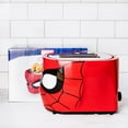 thumbnail image 3 of Uncanny Brands 2-Slice Toaster, Red with Shade Selector Dial and Removable CrumbTray, 3 of 11