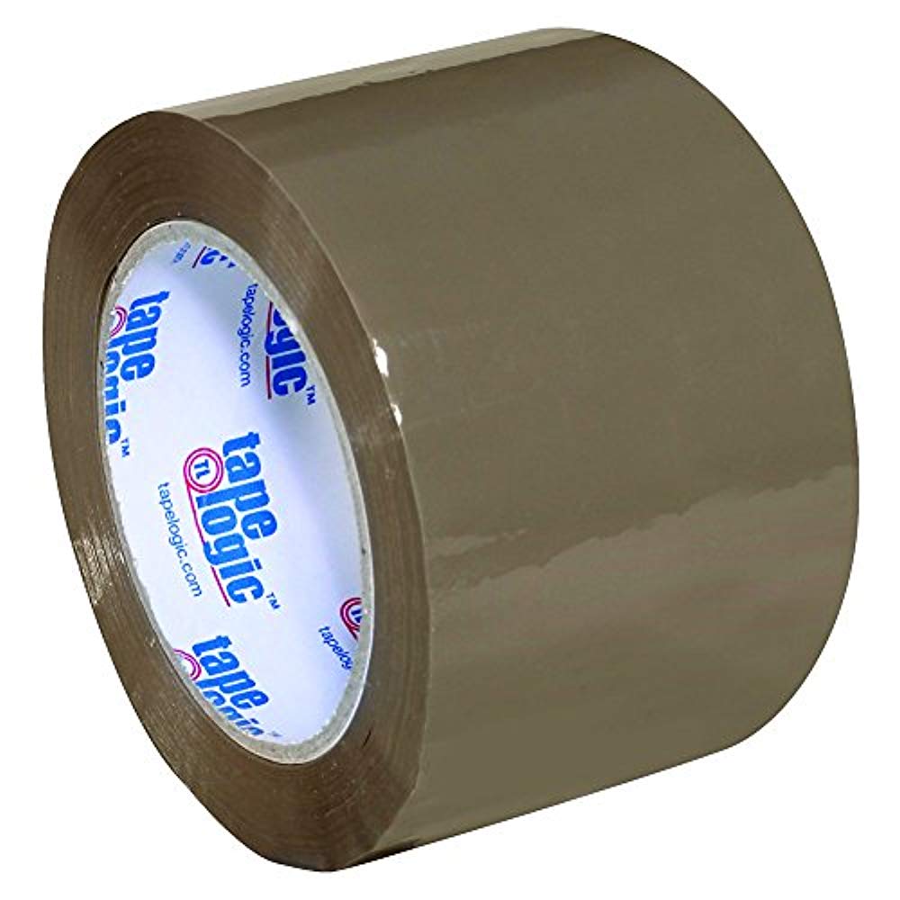 Tape Logic #170 Industrial Carton Sealing Tape Tan 3" x 110 Yard (6 Pack)