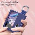 thumbnail image 4 of Caso Del Tirón PC Flip Case Durable con Ring Stand Cover para Smartphone Find N2 (Retro Blue), 4 of 5