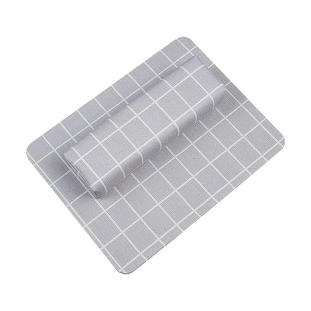 Reposamanos para manicura Reposamanos con tapete Herramienta para decoración de uñas Almohada para decoración de uñas Gris