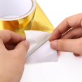 thumbnail image 3 of BOROCO Cinta Reflectante de Calor, 1 Rollo de Papel de Aluminio para Coche, Cinta Adhesiva Reflectante Resistente al Calor, 2 Pulgadas x 16 pies, Color Dorado, 3 of 5