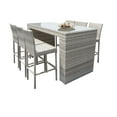 thumbnail image 3 of Fairmont Bar Table Set With Barstools 7 Piece Outdoor Wicker Patio Furniture, 3 of 5