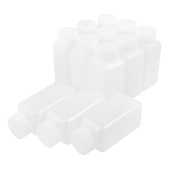 FRCOLOR HDPE Laboratory Sample Bottles with Caps for Reagent Storage 12pcs 100ml Transparent